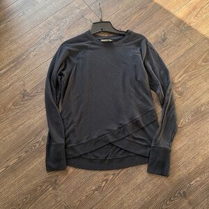 Athleta black top/sweatshirt Medium